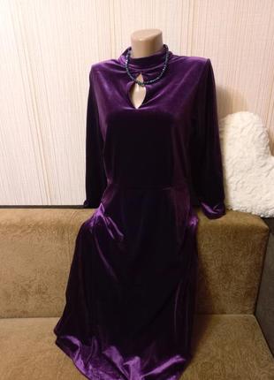 💗💗💗 шикарное велюровое бархатное оксамитове вечернее праздничное платье сукня sosandar2 фото