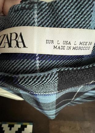 Юбка zara р.l длина миди3 фото