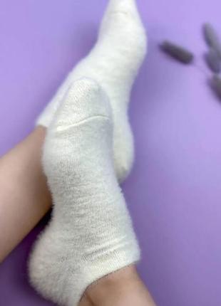 Шкарпетки норка жіночі теплі короткі4 фото