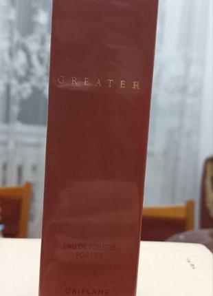 Туалетная вода для нее oriflame greater