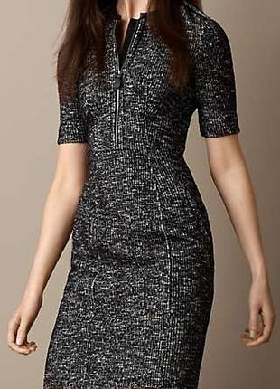 Вовняна сукня плаття ,шкіра 100% маленький розмір,люкс бренд burberry