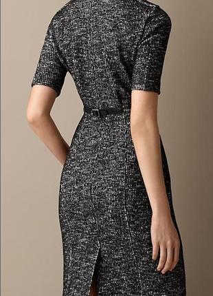 Шерстяное платье,кожа 100% маленький размер,люкс бренд burberry2 фото