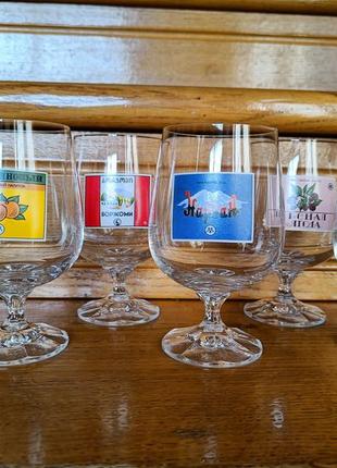 Набір бокалів/фужер/келих 6 шт. ретро, вінтаж