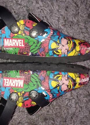 Красивые детские шлепанцы birkenstock marvel размер 27-17.5см4 фото