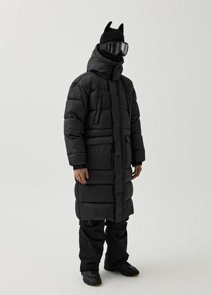 Куртка зимняя мужская удлиненная spawn до -25*с теплая пуховик мужской зимний парка длинная пальто зимнее1 фото