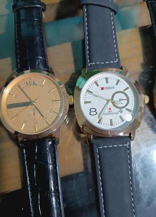 Чоловічі годинники кварцові armani, rolex, ferrari, hilfiger,mk6 фото