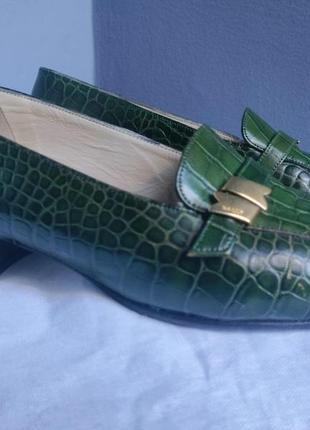 Туфли bally crocodile