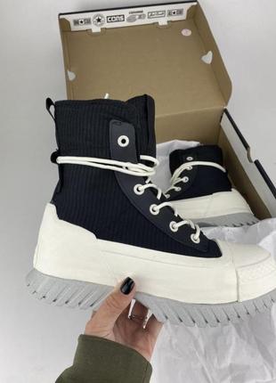 Ботинки converse chuck taylor all star lugged 2.0 cc a04667с черные2 фото