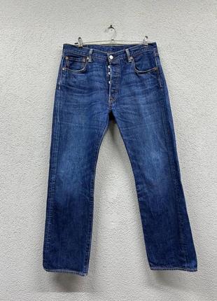 Джинсы брюки levis 501 w36 l32 мужские1 фото