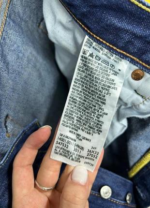 Джинсы брюки levis 501 w36 l32 мужские8 фото