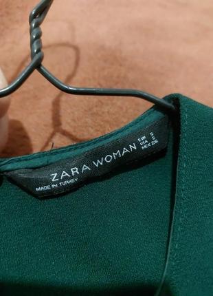 Смарагдова сукня zara8 фото