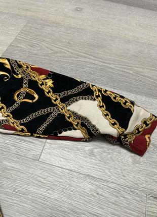 Світшот кофта укорочена zara кроп топ з ланцюгами абчтракція 4