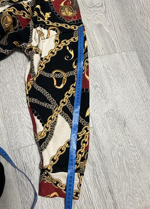 Світшот кофта укорочена zara кроп топ з ланцюгами абчтракція 8