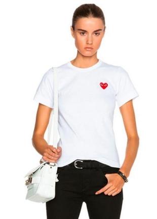 Play comme des garçons футболка з маленьким сердечком