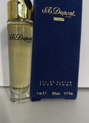 S.t. dupont pour femme 5мл