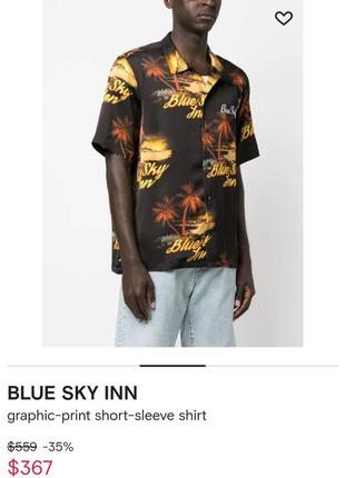 Blue sky inn чоловіча брендова підписна сорочка,p.xl, італія2 фото