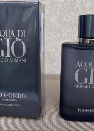 Парфумована вода giorgio armani acqua di gio profondo 100 мл
