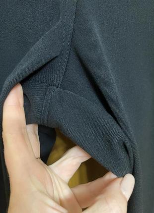 Чорні прямі базові штани 50-52 р8 фото