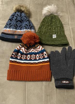 Зимние шапки 10-11 лет3 фото