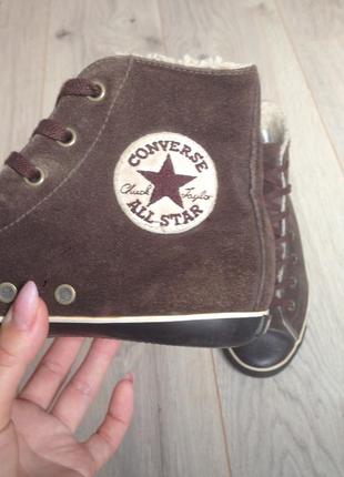 Кеды высокие утепленные converse (оригинал) р. 37