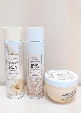 Подарочный набор bond repair almond blossom & oat milk victoria's secret10 фото