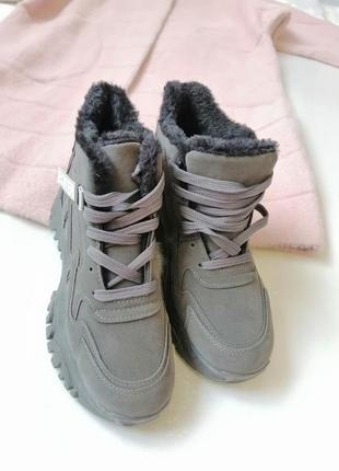Кроссовки зима мех очень маломерят идут на размер 37 кросівки зима хутро дуже маломірять йдуть на ро2 фото