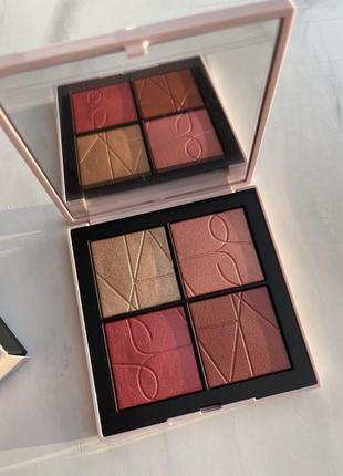 Лімітована палетка румʼян nars orgasm four play blush quad