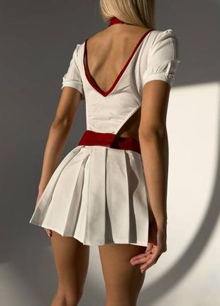 Сексуальный  костюм медсестри. костюм для ролевых игр.боди юбка чокер обруч медсестри4 фото