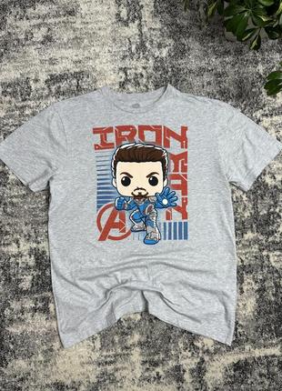 Футболка iron man avengers fanko pop1 фото