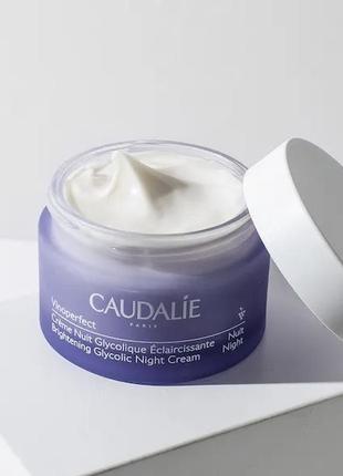 Нічний крем для обличчя caudalie vinoperfect dark spot correcting glycolic night cream проти пігментних плям, із гліколевою кислотою, 50 мл