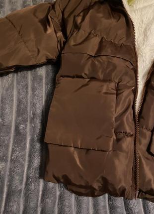 Зимняя курточка унисекс медвежонок, размер 1046 фото
