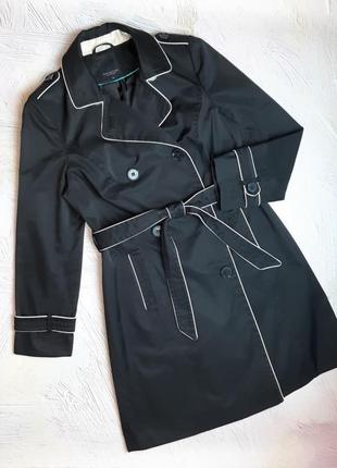 Шикарное черное пальто тренч debenhams, размер 48 - 50