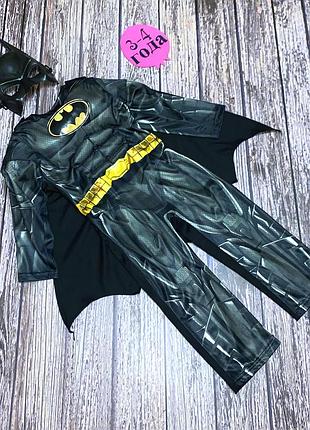 Новогодний костюм batman с маской для мальчика 3-4 года, 98-104 см