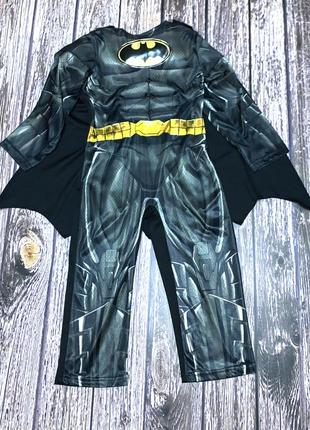 Новогодний костюм batman с маской для мальчика 3-4 года, 98-104 см2 фото