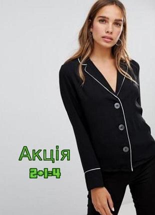 💝2+1=4 базовый черный легкий пиджак накидка new look, размер 52 - 54