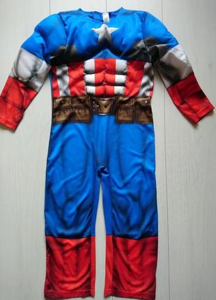 Карнавальний костюм капітан америка marvel captain america