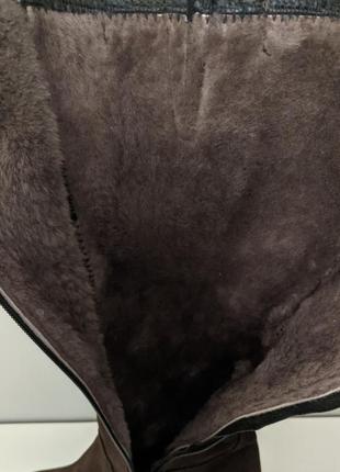 Женские зимние сапоги нубук 39 размер5 фото