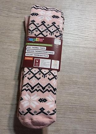 Теплі махрові колготи для дівчинки lupilu 98/104 110/116 122/128