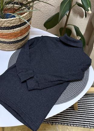 Гольф рубчик графит без начеса