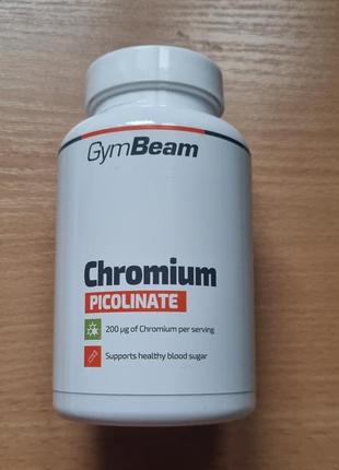 Gymbeam, піколінат хрому, 200 мкг, 60 таблеток