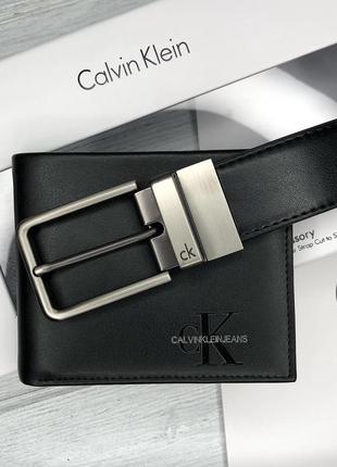 Набір гаманець та ремінь calvin klein2 фото