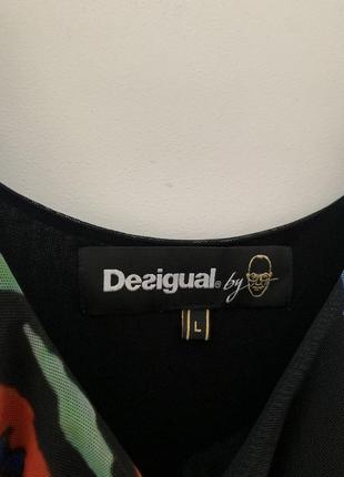 Сукня desigual by karl lagerfeld оригінал міні дизайнерстка чорна розмір l л7 фото