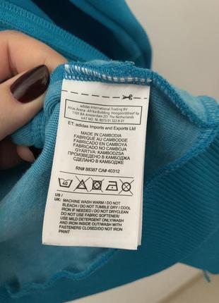 Кофта zip adidas капишон синяя 3 полоска женская размер 320616 м л8 фото