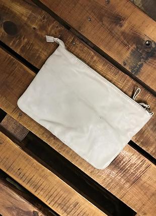 Женский клатч в горох river island (ривер айленд оригинал бежево-золотистый)