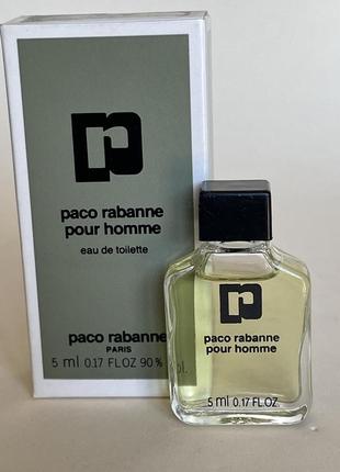 Paco rabanne pour homme de paco rabanne edt 5.0 ml