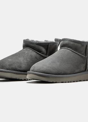 Жіночі замшеві уггі ugg classic ultra mini