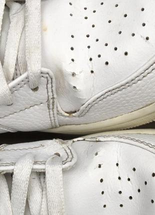 Air jordan 1 mid triple white 2.0 45р 29см кросівки оригінал 8