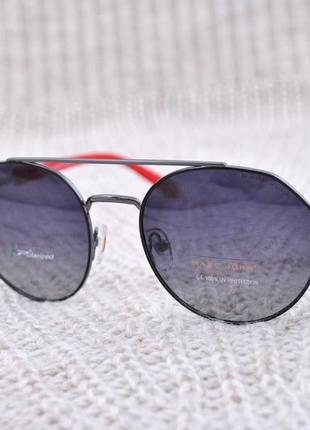 Фирменные солнцезащитные круглые очки marc john polarized