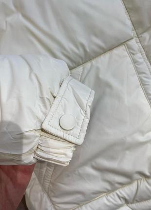Куртка біла зима оверсайз4 фото