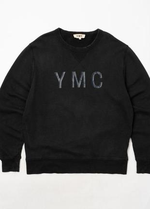 Ymc big logo sweatshirt мужской свитшот